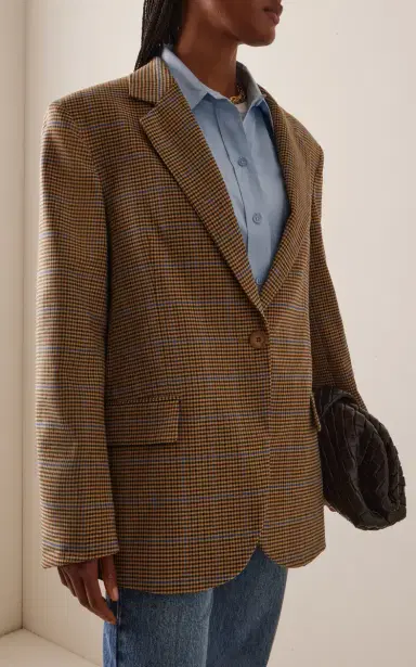 The Frankie Shop Lyra Oversized Houndstooth Blazer | Thumbnail 3 The Frankie Shop Lyra Oversized Houndstooth Blazer | Thumbnail 3