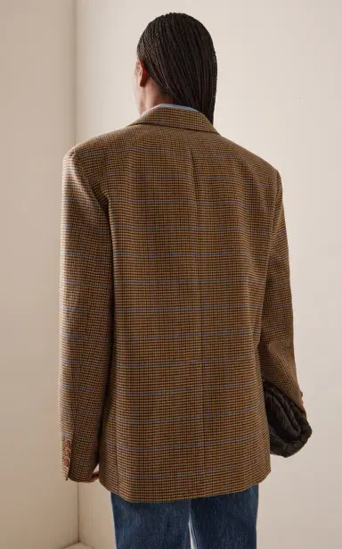 The Frankie Shop Lyra Oversized Houndstooth Blazer | Thumbnail 4 The Frankie Shop Lyra Oversized Houndstooth Blazer | Thumbnail 4