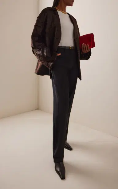 The Frankie Shop Valentina Faux Fur Jacket | Thumbnail 3 The Frankie Shop Valentina Faux Fur Jacket | Thumbnail 3