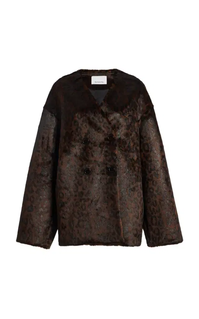 The Frankie Shop Valentina Faux Fur Jacket