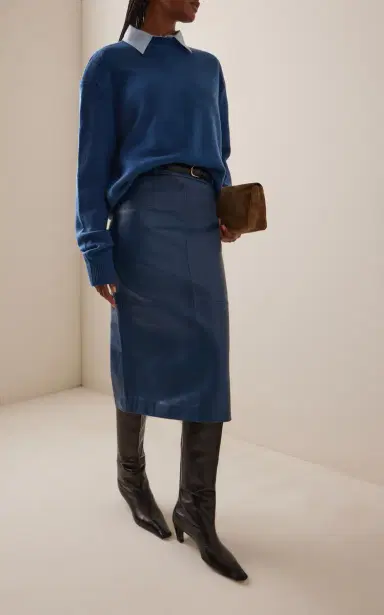 The Frankie Shop Rafaela Merino Wool-Cashmere Sweater | Thumbnail 3 The Frankie Shop Rafaela Merino Wool-Cashmere Sweater | Thumbnail 3