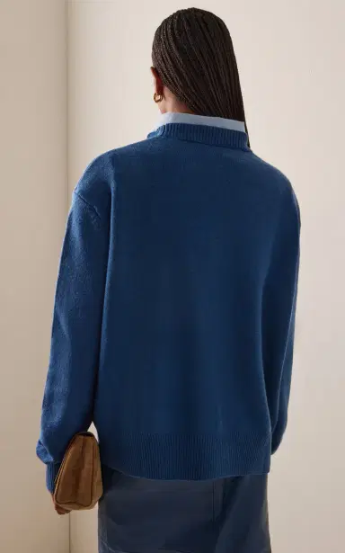 The Frankie Shop Rafaela Merino Wool-Cashmere Sweater | Thumbnail 4 The Frankie Shop Rafaela Merino Wool-Cashmere Sweater | Thumbnail 4