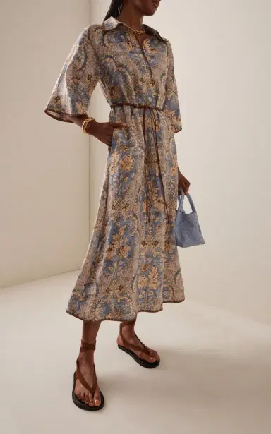 Zimmermann Daylight Tunic Midi Dress | Thumbnail 3 Zimmermann Daylight Tunic Midi Dress | Thumbnail 3