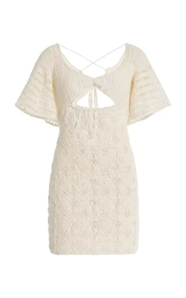 Akoia Swim Exclusive Crocheted Cotton Mini Dress