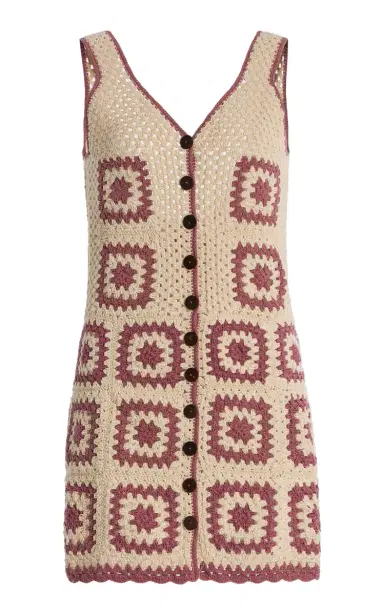 Akoia Swim Exclusive Baia Crocheted Cotton Mini Dress | Thumbnail 1