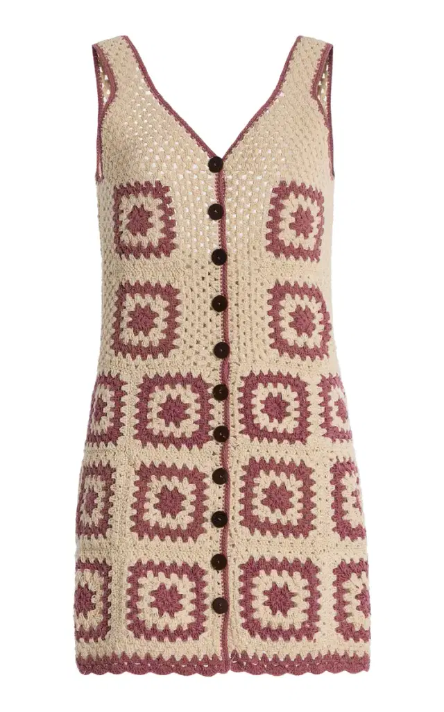 Akoia Swim Exclusive Baia Crocheted Cotton Mini Dress