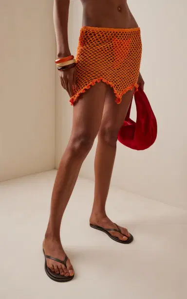 Akoia Swim Exclusive Crocheted Cotton Mini Skirt | Thumbnail 3 Akoia Swim Exclusive Crocheted Cotton Mini Skirt | Thumbnail 3