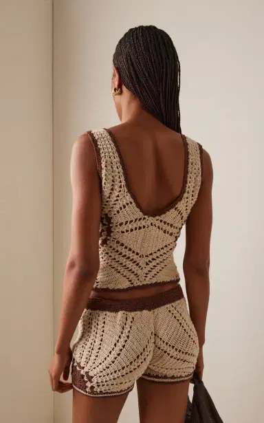 Akoia Swim Exclusive Crocheted Cotton Short Set | Thumbnail 4 Akoia Swim Exclusive Crocheted Cotton Short Set | Thumbnail 4