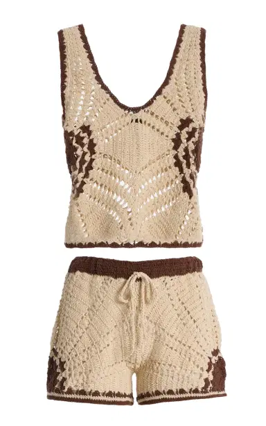 Akoia Swim Exclusive Crocheted Cotton Short Set | Thumbnail 1 Akoia Swim Exclusive Crocheted Cotton Short Set | Thumbnail 1