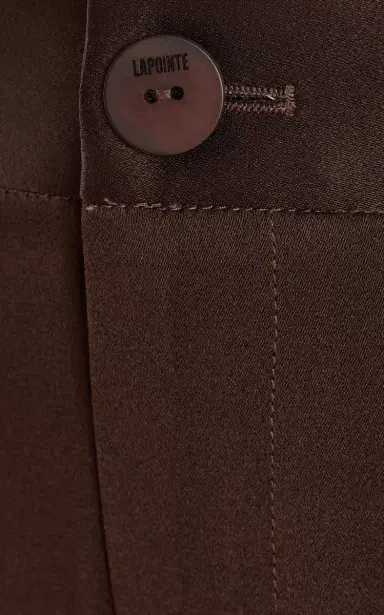 Lapointe Relaxed Pleated Satin Pants | Thumbnail 5
