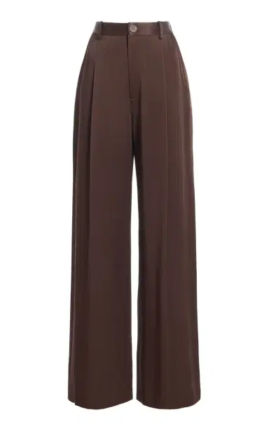 Lapointe Relaxed Pleated Satin Pants | Thumbnail 1
