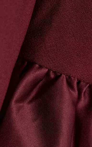 ROTATE Satin-Trimmed Crepe Mini Dress | Thumbnail 5