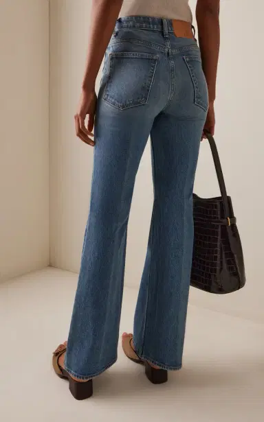Ulla Johnson Lou Rigid High-Rise Flared Jeans | Thumbnail 4 Ulla Johnson Lou Rigid High-Rise Flared Jeans | Thumbnail 4