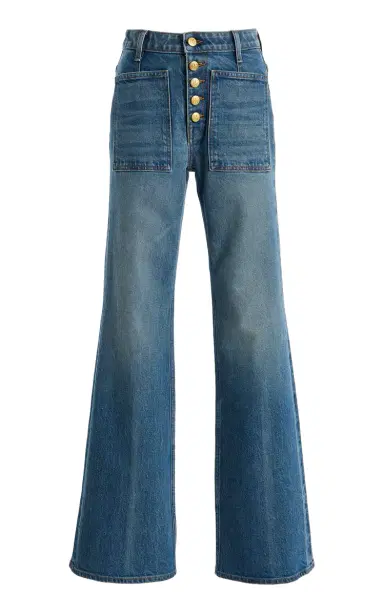 Ulla Johnson Lou Rigid High-Rise Flared Jeans | Thumbnail 7 Ulla Johnson Lou Rigid High-Rise Flared Jeans | Thumbnail 7