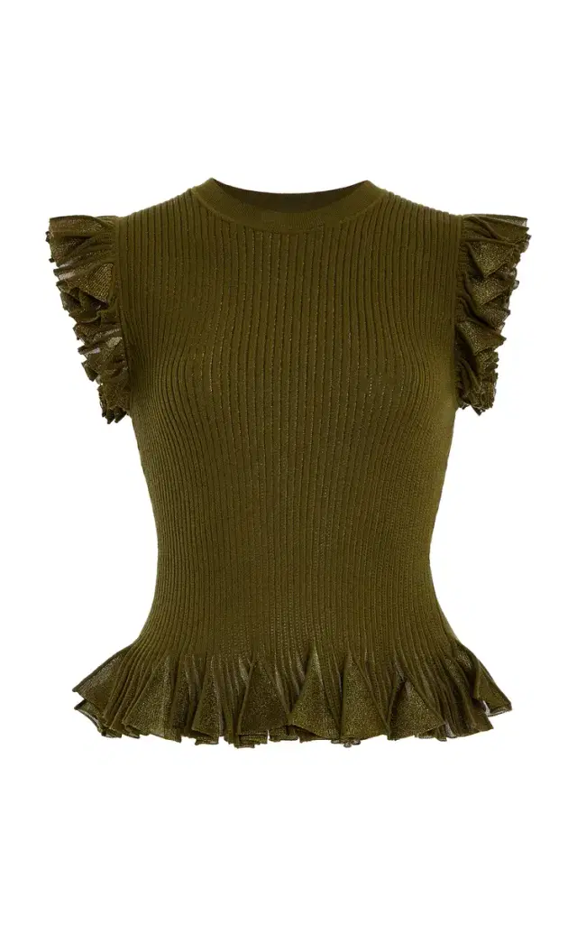 Leila Textured Knit Top