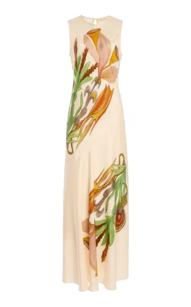 Ulla Johnson Gaea Printed Silk Maxi Dress | Thumbnail 11