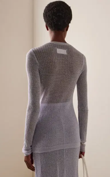 Maison Margiela Knit Wool-Blend Top | Thumbnail 4 Maison Margiela Knit Wool-Blend Top | Thumbnail 4