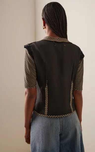 Maison Margiela Checked Knit Shirt | Thumbnail 4 Maison Margiela Checked Knit Shirt | Thumbnail 4