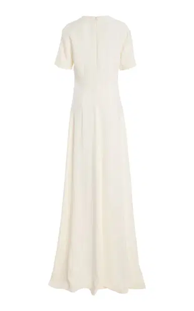 MONIQUE LHUILLIER Printed Satin Maxi Dress | Thumbnail 5 MONIQUE LHUILLIER Printed Satin Maxi Dress | Thumbnail 5