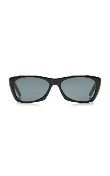 Saint Laurent Rectangle-Frame Acetate Sunglasses | Thumbnail 1