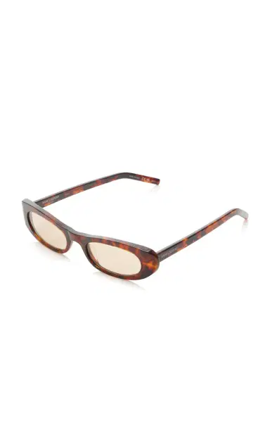 Saint Laurent Rectangle-Frame Acetate Sunglasses | Thumbnail 3 Saint Laurent Rectangle-Frame Acetate Sunglasses | Thumbnail 3