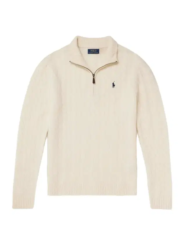 Logo-Embroidered Cable-Knit Wool and Cashmere-Blend Half-Zip Sweater - Men