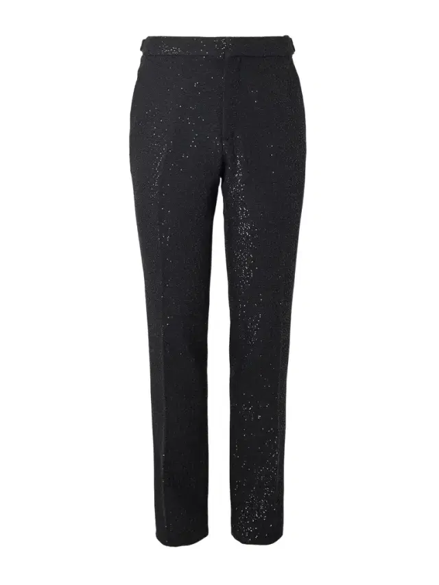 Tapered Sequin-Embellished Wool-Blend Bouclé Suit Trousers - Men