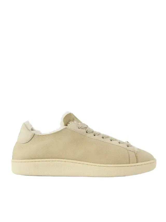 Valentino Garavani Shearling-Lined Suede Sneakers - Men