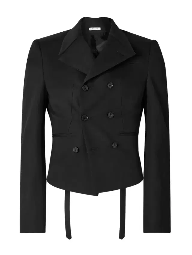 Double-Breasted Asymmetric Wool-Gabardine Blazer - Men