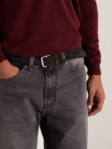 Officine Creative 3.5cm Woven Suede Belt - Men | Thumbnail 3 Officine Creative 3.5cm Woven Suede Belt - Men | Thumbnail 3