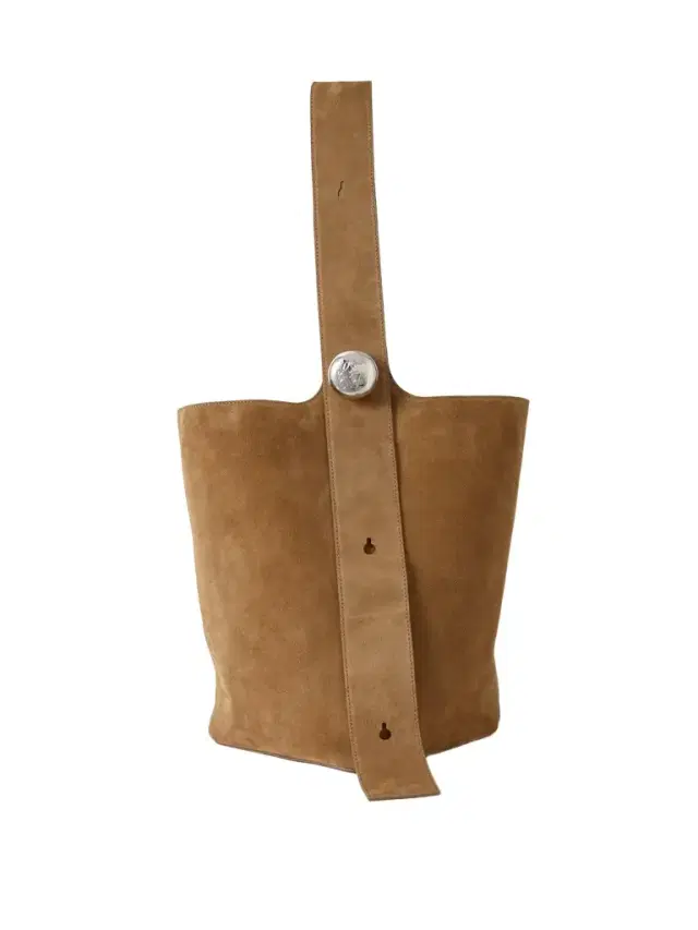 Large Pebble Suede Bucket Bag - Men