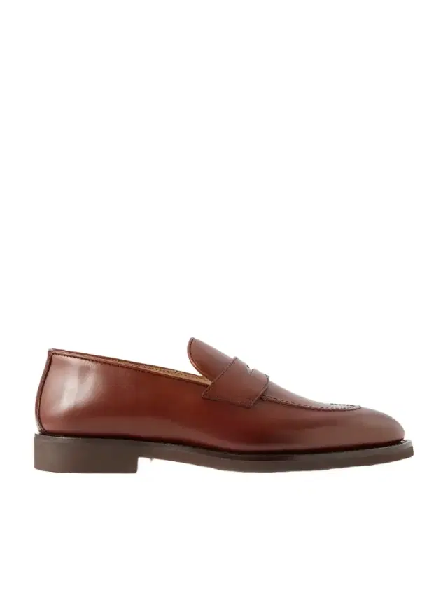 Brunello Cucinelli Flex Leather Penny Loafers - Men