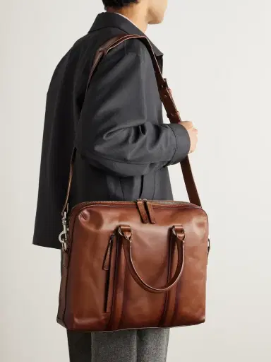Officine Creative Quentin 019 Leather Briefcase - Men | Thumbnail 6 Officine Creative Quentin 019 Leather Briefcase - Men | Thumbnail 6