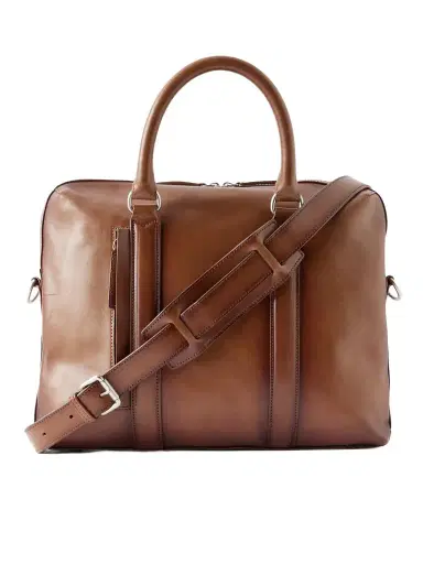Officine Creative Quentin 019 Leather Briefcase - Men | Thumbnail 1 Officine Creative Quentin 019 Leather Briefcase - Men | Thumbnail 1