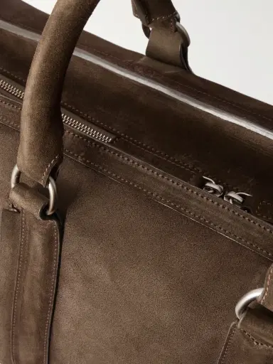 Officine Creative Quentin 009 Airbrushed Suede Weekend Bag - Men | Thumbnail 4 Officine Creative Quentin 009 Airbrushed Suede Weekend Bag - Men | Thumbnail 4