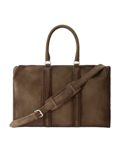 Officine Creative Quentin 009 Airbrushed Suede Weekend Bag - Men | Thumbnail 1 Officine Creative Quentin 009 Airbrushed Suede Weekend Bag - Men | Thumbnail 1