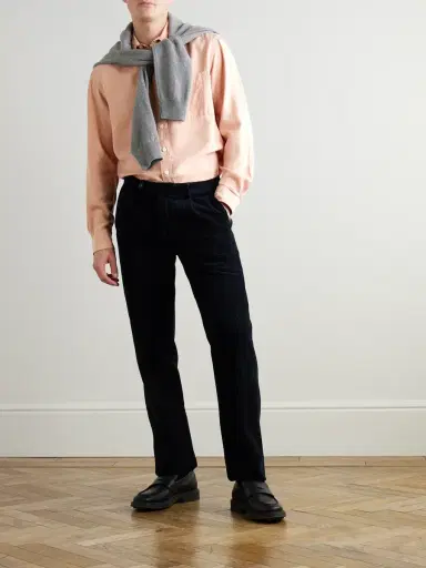 Canali Garment-Dyed Lyocell-Twill Shirt - Men | Thumbnail 2 Canali Garment-Dyed Lyocell-Twill Shirt - Men | Thumbnail 2