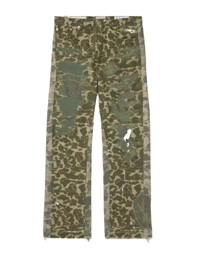 Gallery Dept. Venura Straight-Leg Patchwork Camouflage-Print Cotton-Canvas Trousers - Men