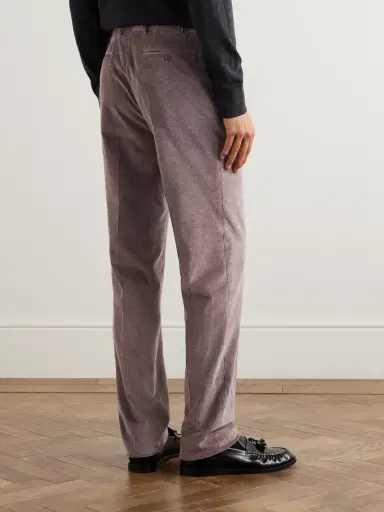 Canali Tapered Cotton-Blend Corduroy Trousers - Men | Thumbnail 4 Canali Tapered Cotton-Blend Corduroy Trousers - Men | Thumbnail 4
