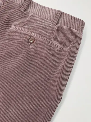 Canali Tapered Cotton-Blend Corduroy Trousers - Men | Thumbnail 5 Canali Tapered Cotton-Blend Corduroy Trousers - Men | Thumbnail 5