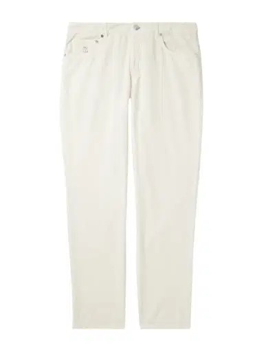 Brunello Cucinelli Slim-Fit Cotton-Corduroy Trousers - Men | Thumbnail 1 Brunello Cucinelli Slim-Fit Cotton-Corduroy Trousers - Men | Thumbnail 1