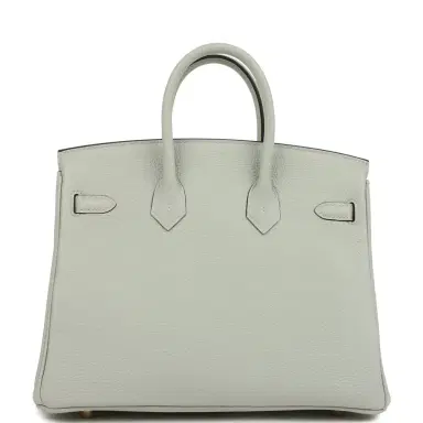 HERMÈS Hermes Birkin 25 Gris Neve Togo Gold Hardware | Thumbnail 4