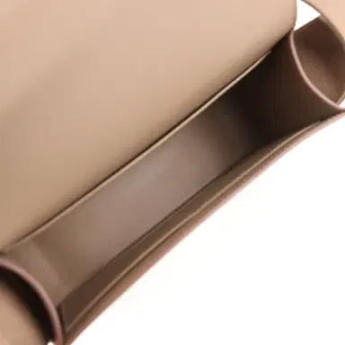 HERMÈS Hermes Geta Etoupe Chevre Mysore Gold Hardware | Thumbnail 9