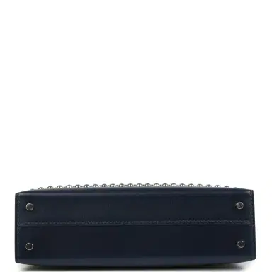 HERMÈS Hermes Kelly Sellier 20 Clouté Bleu Abyss Box Palladium Hardware | Thumbnail 6 HERMÈS Hermes Kelly Sellier 20 Clouté Bleu Abyss Box Palladium Hardware | Thumbnail 6