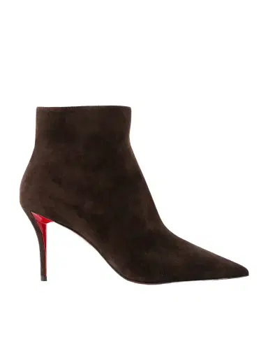 Christian Louboutin Miss Z 80 Suede Ankle Boots | Thumbnail 1 Christian Louboutin Miss Z 80 Suede Ankle Boots | Thumbnail 1