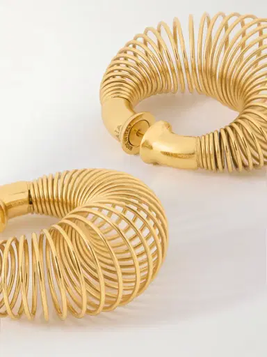 Alaïa tone Hoop Earrings | Thumbnail 3
