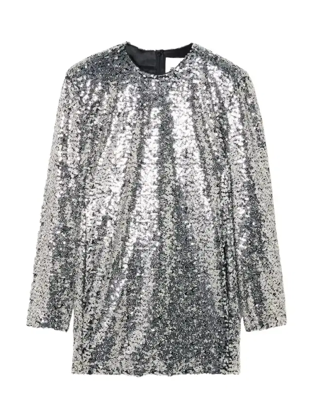 Heliane Embellished Tulle Mini Dress