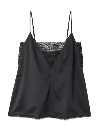 Eres Pensée Lace-trimmed Silk-satin Camisole | Thumbnail 1