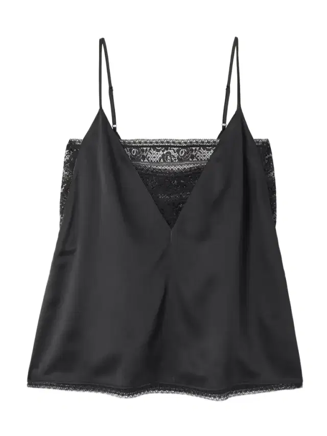 Pensée Lace-trimmed Silk-satin Camisole