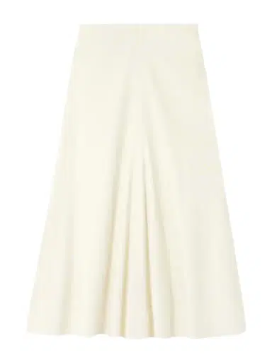 Brunello Cucinelli Gathered Wool-blend Midi Skirt | Thumbnail 1